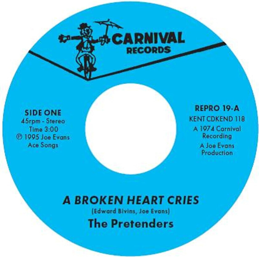 The Pretenders (Soul) A Broken Heart Cries / For The Rest Of My Days LP/Vinyl