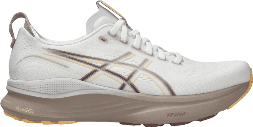 Gel-Kayano 32, løpesko, dame White/Orange Glow