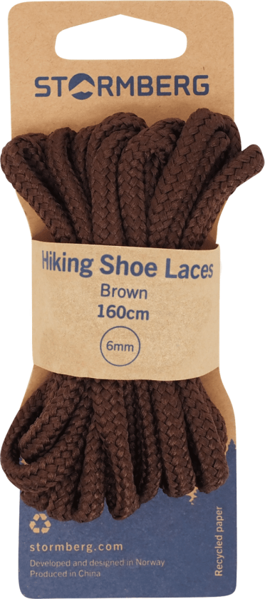 Bilde av Hiking Shoe Laces Black 160cm, skolisser BROWN