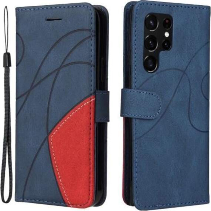 KS Lommebok-deksel til Samsung Galaxy S23 Ultra - Blå