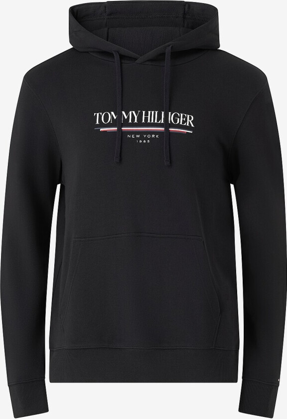 Hettegenser Brand Love Hilfiger Hoodie - Svart