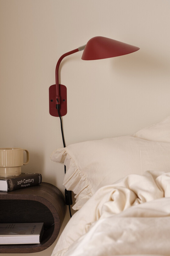 Vegglampe Finley - Rød