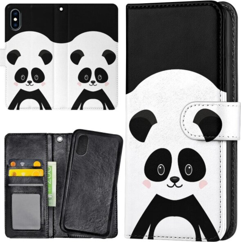 iPhone XR - Lommebok Deksel Cute Panda