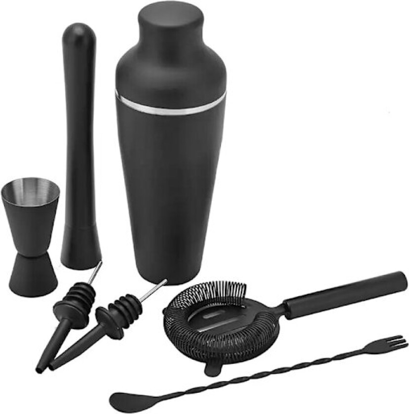 Bartender Kit med Shaker & Tilbehør - Barsett / Cocktailsett
