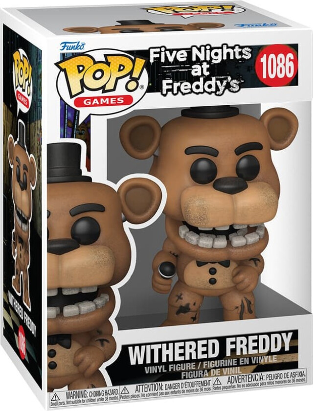 POP Five Nights At Freddy’s actionfigur (Withered Freddy)