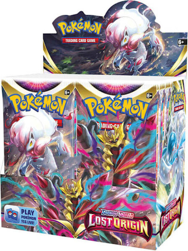 SALG! 360 stk Gaveeske Evolving Skies Booster Pack for Barn Tegneserie Søte Samlekort Papir (SS11 Lost Origin)