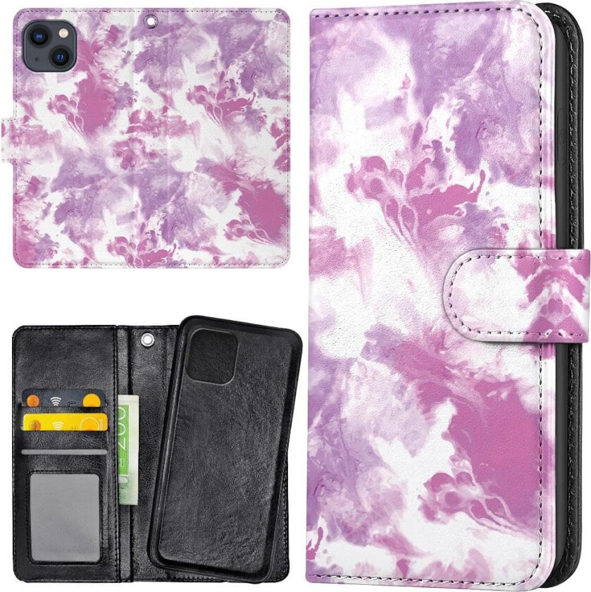 iPhone 14 Plus - Lommebok Deksel Marmor