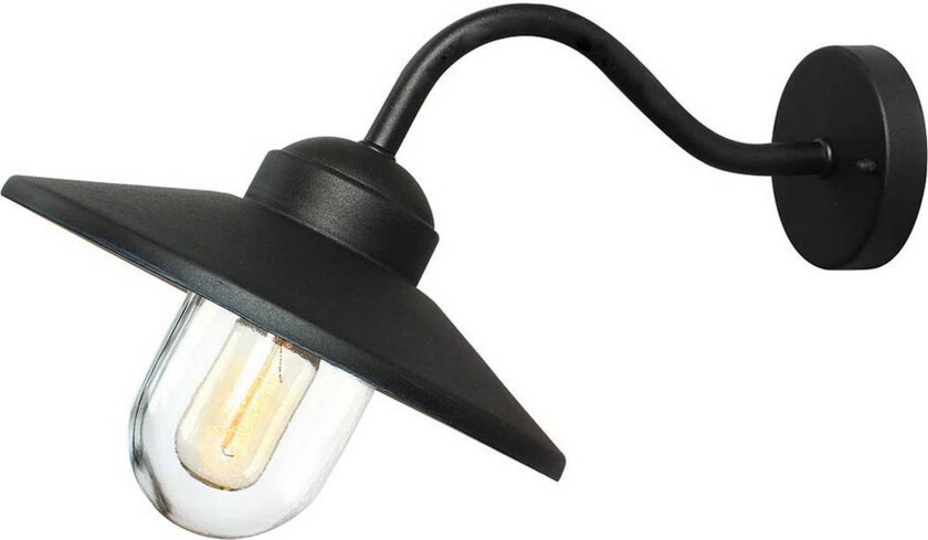 Utendørs vegglampe Elstead Lighting Klampenborg Svart - Svart