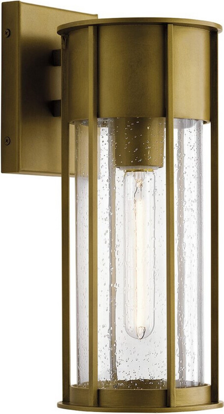 Utendørs vegglampe Kichler Camillo Malt Naturlig Messing - Malt Naturlig Messing