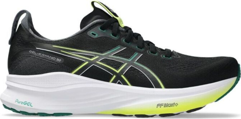 Gel-Kayano 32 Herre Black/Jasper Green 48