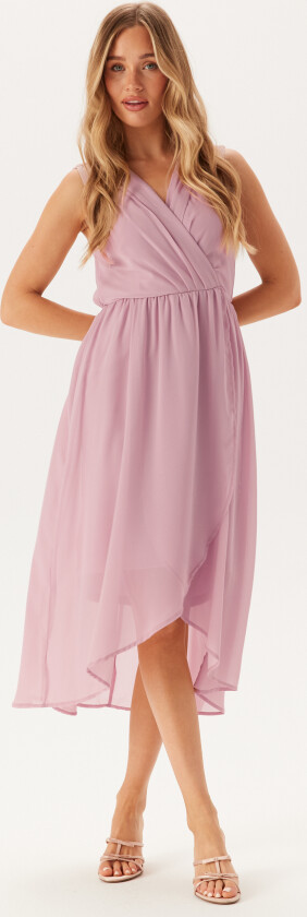 High-Low Sleeveless Chiffon Dress