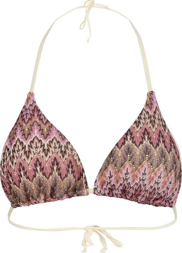 Amber Bel Bikini Top Swimwear Bikinis Bikini Tops Triangle Bikinitops Pink Becksöndergaard