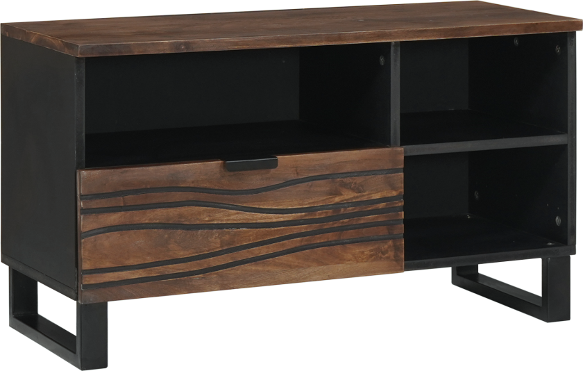 TV skap 80x33.5x46 cm Massivt tre Mango & konstruert tre