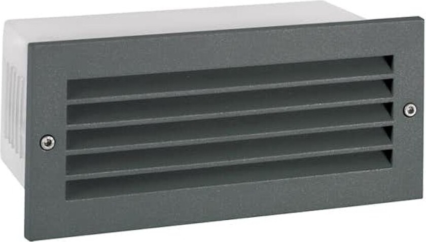 Grimstad 1545 Veggarmatur innfelt, LED, 9,2W, IP65 Grafitt