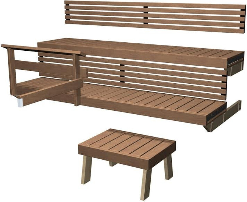 Badstubenk Harvia Formula 22 v.b. Osp Komplett Sett
