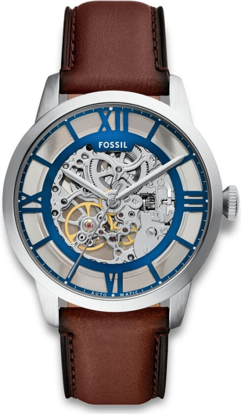 Townsman Automatic ME3267 - Automatisk - Sølv - Herreklokker - Skinn - Mineral