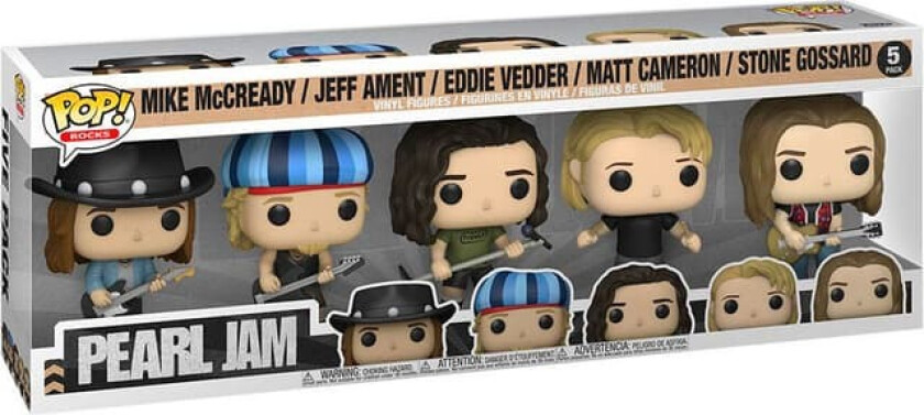 Bilde av POP Pearl Jam actionfigur (5-pk)