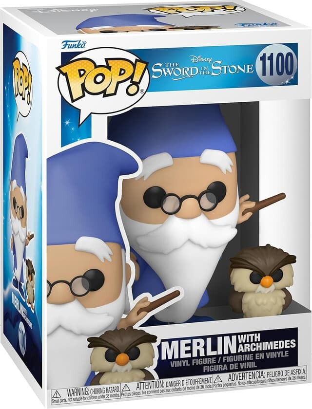 POP The Sword In The Stone actionfigur (Merlin, Archimedes)