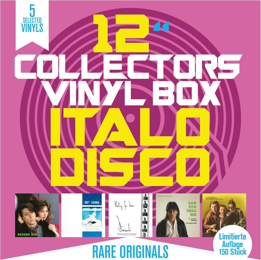 The Fashion, Myxoma, Diviacchi, Brian Dalmini, The Managers 12" Collector's Vinyl Box: Italo Disco LP/Vinyl