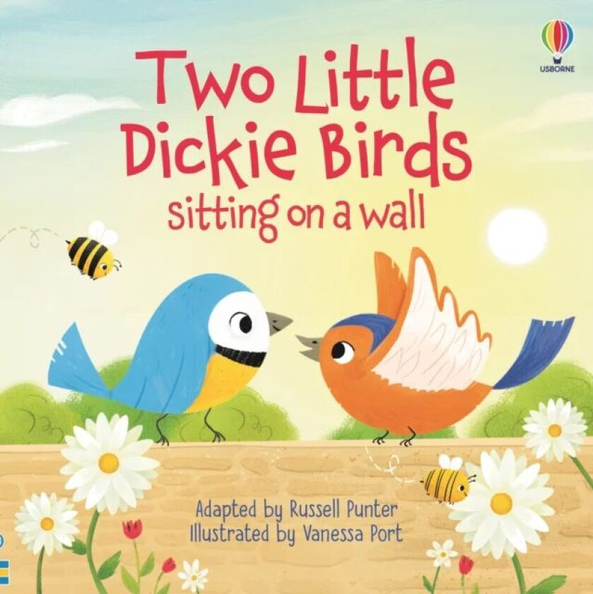 Two Little Dickie Birds sitting on a wall av Russell Punter