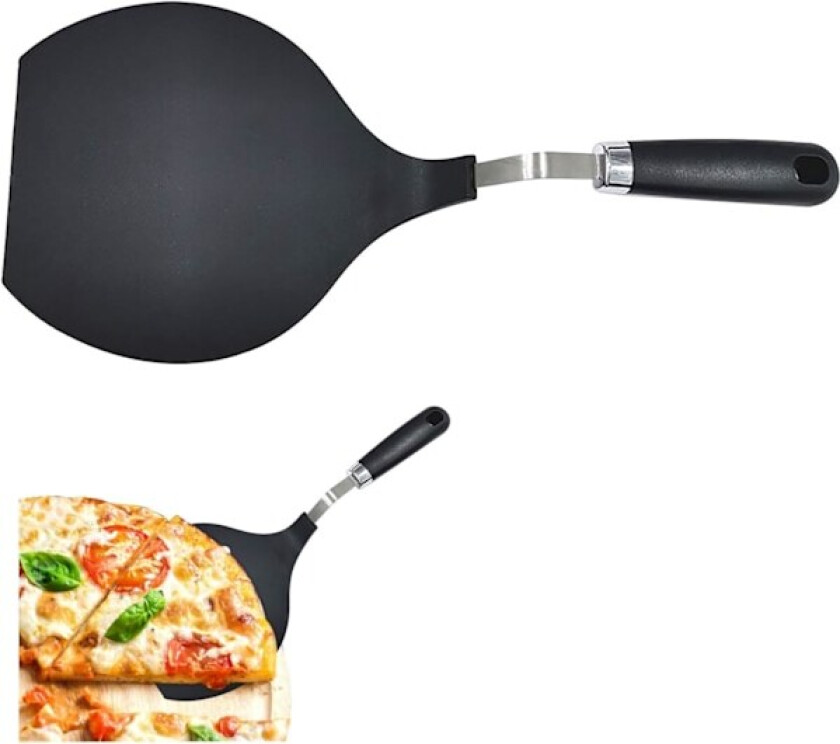 Komplett Pizzasett - Pizzaspade for ovn - Tilbehør og pizzastein - 16CM
