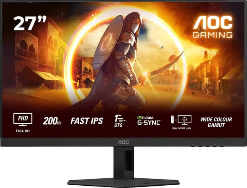 27G4HRE | FHD | IPS | 200Hz | 1ms 27" gaming-skjerm
