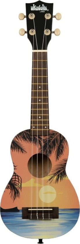 Ukadelic Soprano Ukulele Tropical Day
