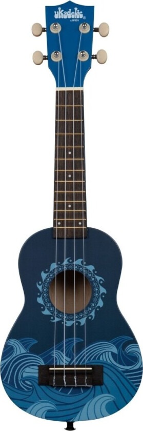 Ukadelic Soprano Ukulele Deep Blue
