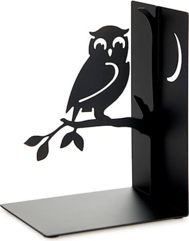 Bookend Bookkeeper Black Metal Balvi