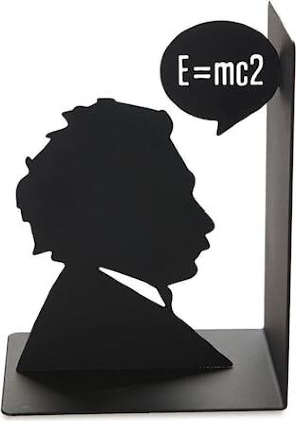 Bokstøtte Einstein Black Metal Balvi