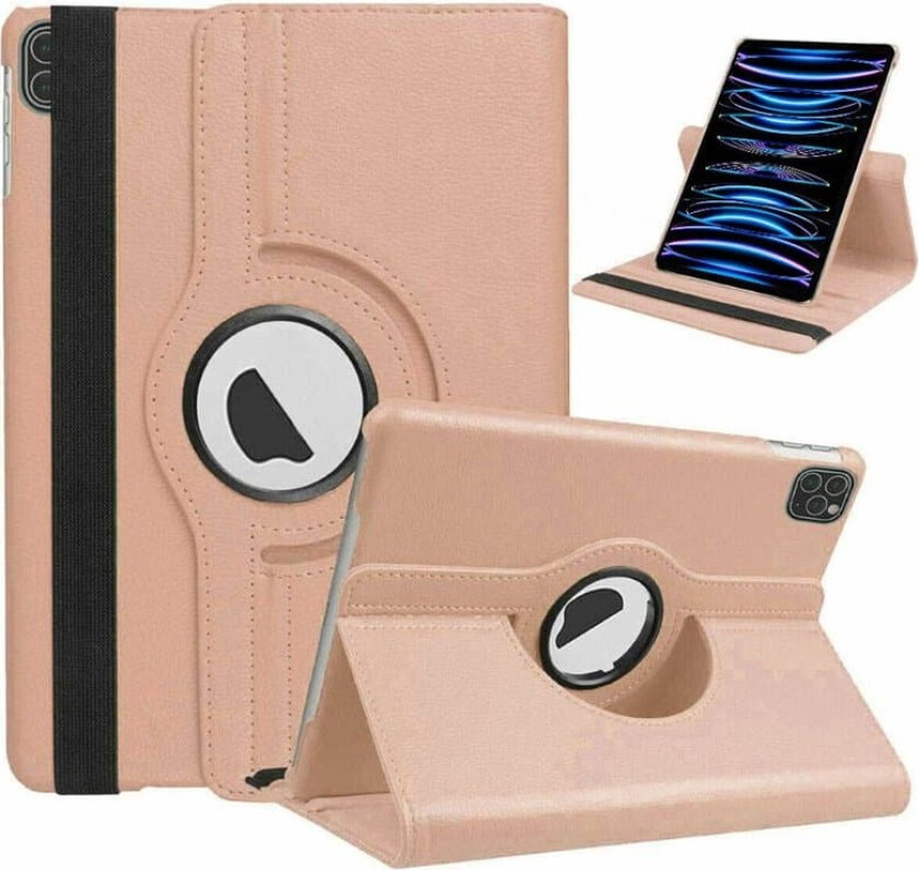360° roterbar deksel Apple iPad Pro 12.9 (2021) - Rosé