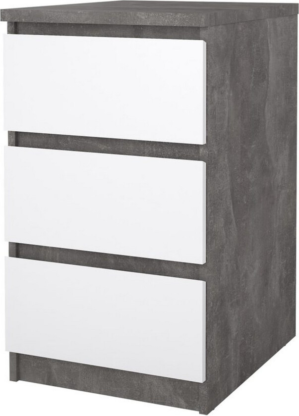 Salomns Nattbord 40 cm - Hvit