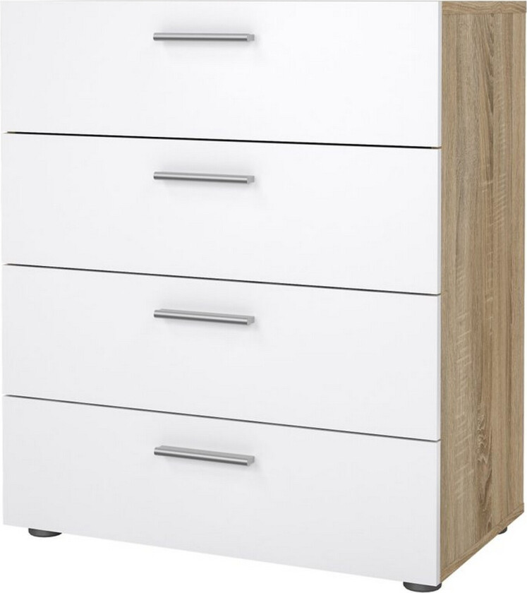 Suntia Kommode 70 cm - Natur/Hvit