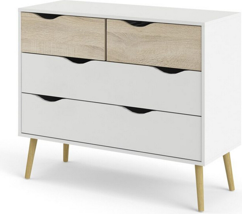 Hostafranc Sminkebord 99 cm - Hvit