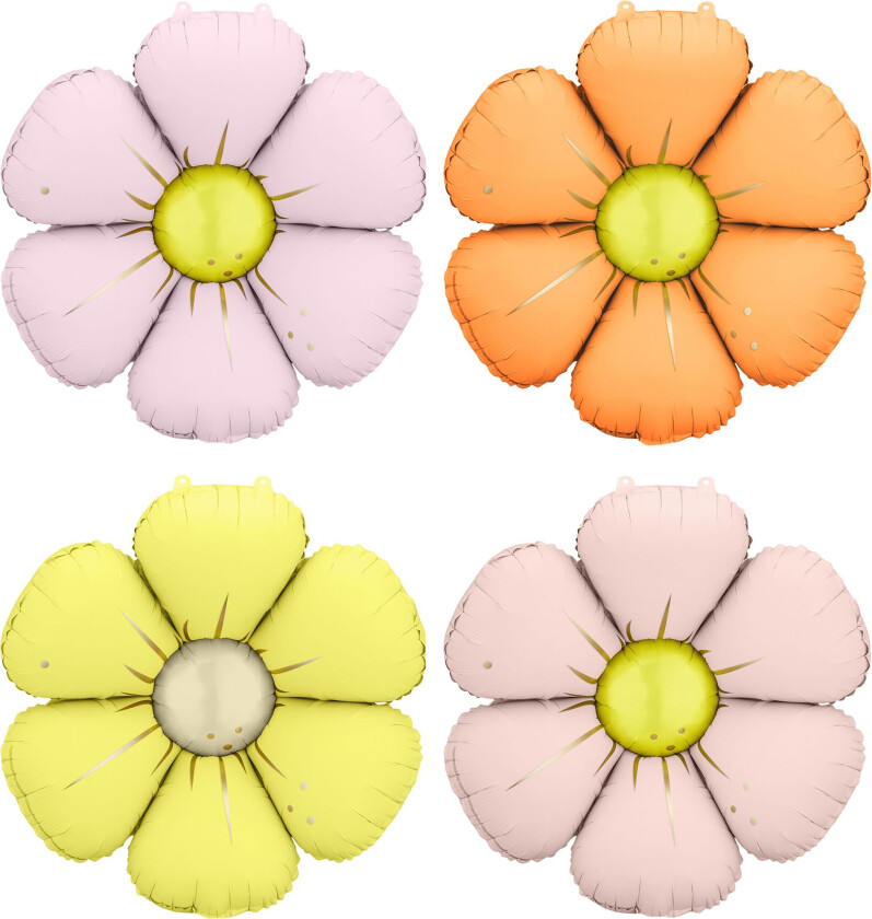 Folieballonger Prestekrager for Ballongbue - 4-pakning