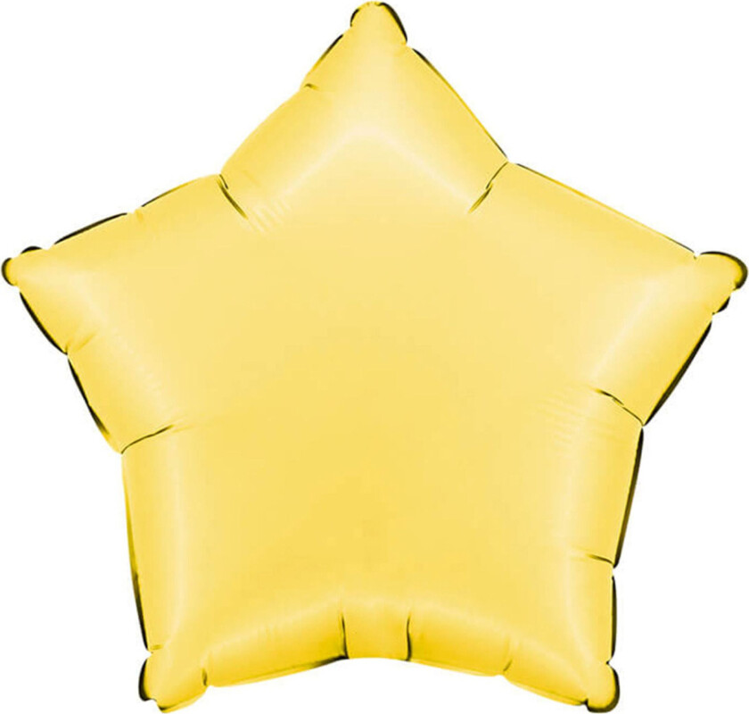 Folieballong Stjerne Satin Banana Yellow