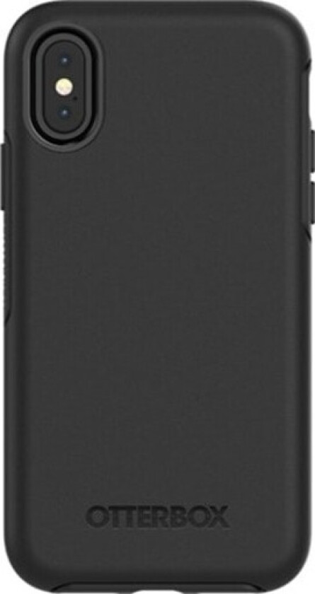 OtterBox Symmetry deksel til iPhone X, svart
