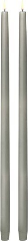 Bilde av Taper Candles Led kronelys 2,3x55 cm 2 stk sandstone