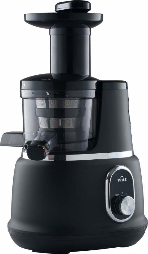 Premium slow juicer, svart