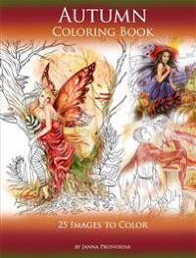 Autumn Coloring Book: 25 Images to Color