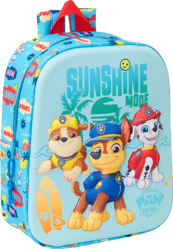 3D Mini Ryggsekk 6L, Lyseblå - Ryggsekker - Polyester