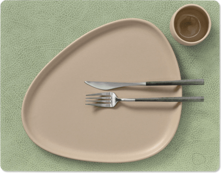 Spisebrikke Square Hippo – Olive Green