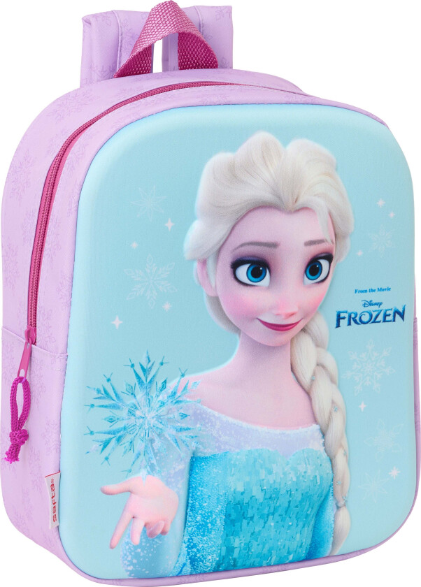 3D Mini Ryggsekk 6L, Blå/Rosa - Ryggsekker - Polyester