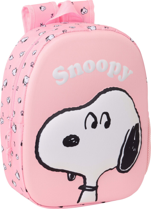 3D Ryggsekk 8.5L, Lyserosa - Ryggsekker - Polyester