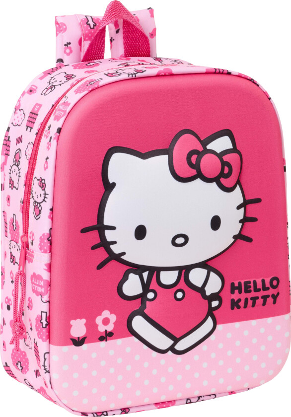 3D Mini Ryggsekk 6L, Rosa - Ryggsekker - Polyester