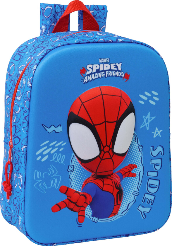 3D Mini Ryggsekk 6L, Blå - Ryggsekker - Polyester