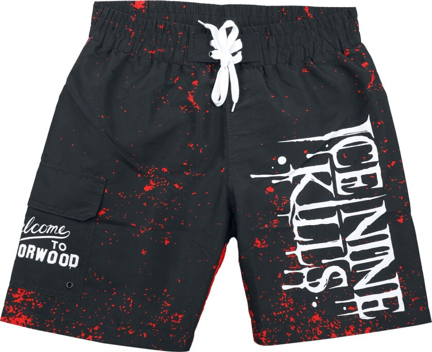 Badeshorts - EMP Signature Collection - S til XXL - Herrer - svart