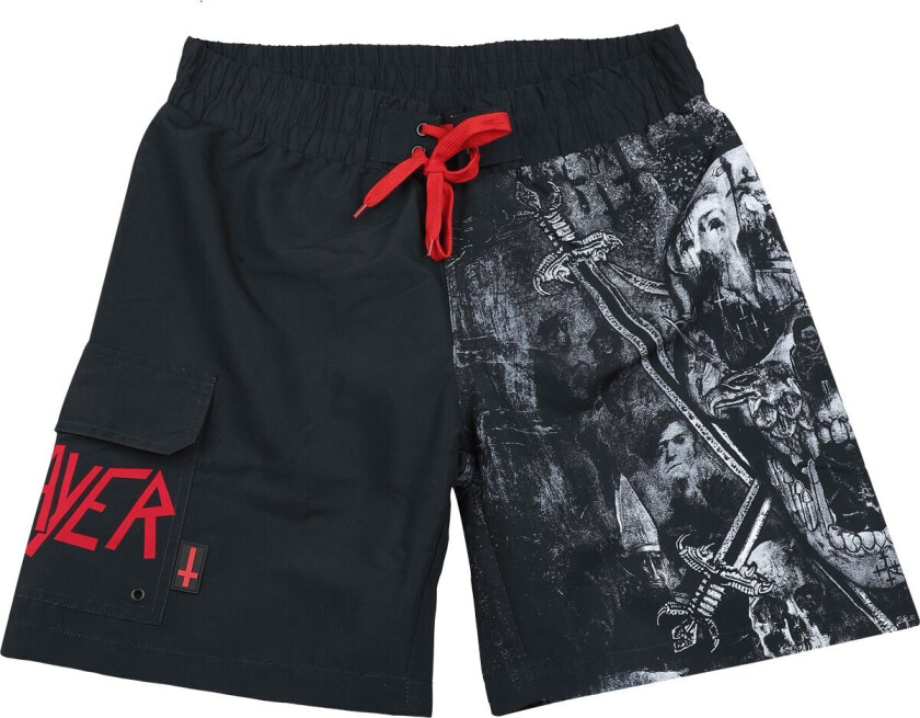 Badeshorts - EMP Signature Collection - M til 3XL - Herrer - svart