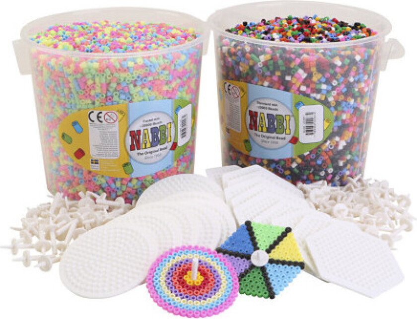 Bilde av Startpakke med snurrebass med rørperler, medium, 1 sett