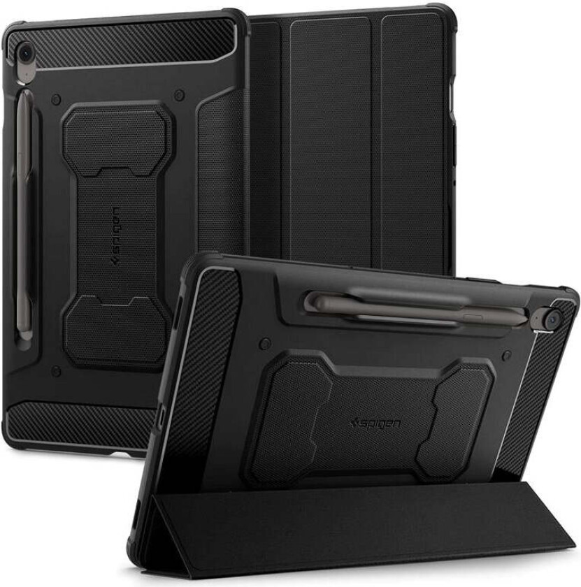 Samsung Galaxy Tab S10 FE Spigen Rugged Armor Pro Deksel - Svart